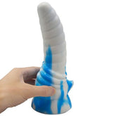 Faak Bull Horn Anal Dildo Blue / White Anal Dildos